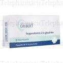 SUPPOSITOIRES &agrave; la GLYCERINE Nourrissons bo&icirc;te de 10 GILBERT