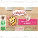 Mes Fruits Pomme Banane d&egrave;s 4 mois 2 x 130g