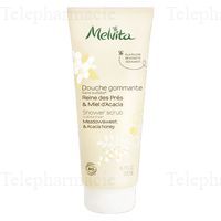 MELVITA Hygi&egrave;ne - Douche gommante &agrave; la reine des pr&eacute;s et au miel d'acacia tube 200ml