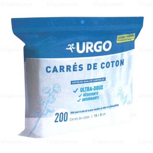 URGO CARRES DE COTON /200