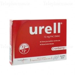 Urell Cranberry G&ecirc;ne Urinaire 6 G&eacute;lules