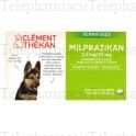 CLEMENT THEKAN Milprazikan 2.5mg / 25mg Comprim&eacute;s antiparasitaire pour chiots et petits chiens x2