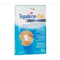 3M Tegaderm + Pad Pansements 9cm x 15 cm Boite de 5