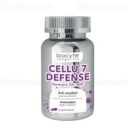 BIOCYTE Longevity cellu 7 defense microencapsulation 40 g&eacute;lules