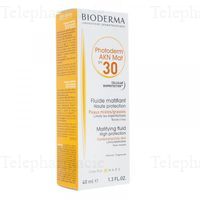 PHOTODERM AKN MAT SPF30 Flde T/40ml ref 28481