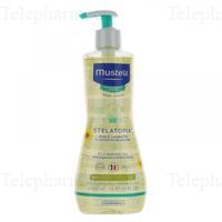 MUSTELA "Peau &agrave; tendance atopique" Stelatopia Huile lavante flacon 500ml