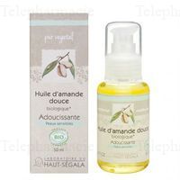 HAUT-SEGALA Huile v&eacute;g&eacute;tale d'amande douce bio 50ml