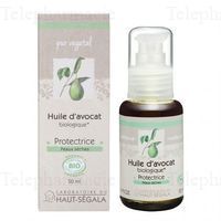 HAUT-SEGALA Huile d'avocat BIO flacon 50 ml