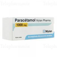 PARACETAMOL 1000 mg, comprim&eacute; effervescent s&eacute;cable MYLAN