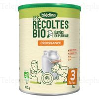 BLEDINA RECOL BIO CROISSANCE Lait pdr B/800g
