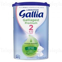 GALLIA GALLIAGEST P 2 Lait pdr B/800g