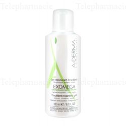 A-DERMA Exomega gel moussant &eacute;mollient Flacon 200ml