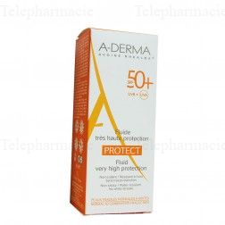 A-DERMA Protect fluide tr&egrave;s haute protection SPF50+