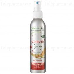 NATURACTIVE Acarcid' spray anti-acariens flacon 200ml
