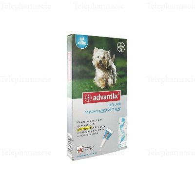 ADVANTIX petit chien 4-10KG