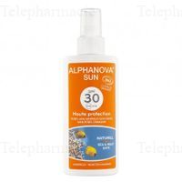 ALPHANOVA Sun Lait solaire bio SPF30 spray 125g