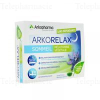 ARKOPHARMA Arkorelax sommeil melatonine 15 comprim&eacute;s