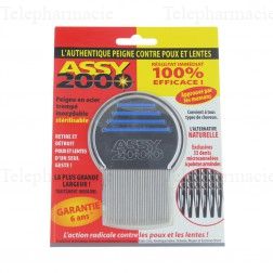 Peigne Anti-Poux en Acier Tremp&eacute; Inoxydable et St&eacute;rilisable