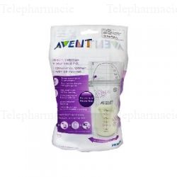 25 Sachets de Conservation pour le Lait Maternel 180ml