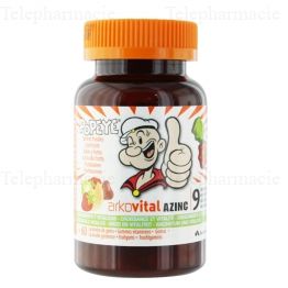 AZINC GOM MULTIVIT FRUITE BT