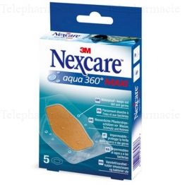 NEXCARE Aqua 360&deg; Pansement &eacute;tanche &agrave; l'eau et aux bact&eacute;ries