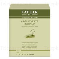 CATTIER Argile verte surfine bio