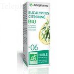 ARKOPHARMA Arkoessentiel - Huile essentielle Eucalyptus citronn&eacute; N&deg;06 Bio flacon 10ml