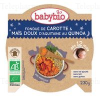 BABYBIO BROCO HARICOTS RIZ 230g