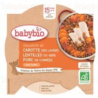 BABYBIO LENTIL PORC A260G 1