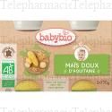 BABYBIO L&eacute;gumes - Petits pots Mais doux d&egrave;s 6 mois 2x130g