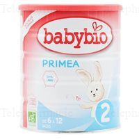 BABYBIO Lait Infantile - Primea 2eme &acirc;ge boite de 800g