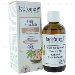 Huile v&eacute;g&eacute;tale de baobab biologique peaux s&egrave;ches sensibles et marquees 100ml