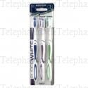 Family Brosse &agrave; Dents Medium pack de 3