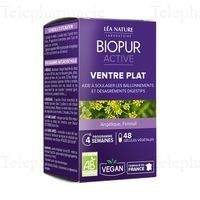 BIOPUR Active Ventre plat bio x 48 g&eacute;lules v&eacute;g&eacute;tales