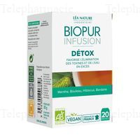 BIOPUR Infusion D&eacute;tox bio x 20 sachets