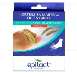 EPITACT Barrettes sous-diaphysaires femme orteils en marteau, en griffe Taille L - Homme
