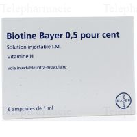 Biotine bayer 0,5 pour cent