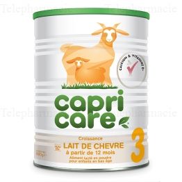 Capricare 3 lait de chevre en poudre a partir de 12 mois 800g