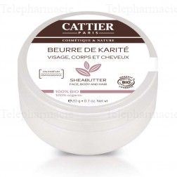 CATTIER Beurre de karit&eacute; 100% bio