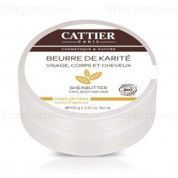 CATTIER Beurre de karit&eacute; parfum miel bio
