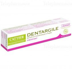 CATTIER Dentargile romarin dentifrice fortifiant bio