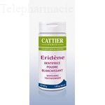 CATTIER Erid&egrave;ne Dentifrice poudre blanchissante 40g