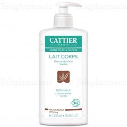 CATTIER Lait corps adoucissant bio parfum beurre de coco vanille