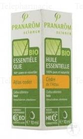 Huile essentielle bio cedres de l'atlas 10 ml