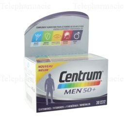 CENTRUM Men 50+ 30 comprim&eacute;s