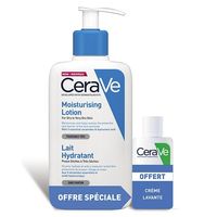 CERAVE Lait hydratant peaux s&egrave;ches &agrave; tr&egrave;s s&egrave;ches