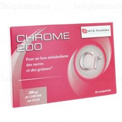 FORT&Eacute; PHARMA Chrome 200 Boite de 30 comprim&eacute;s