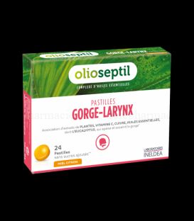 OLIOSEPTIL Pastilles Gorge Larynx x24