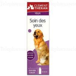 CL&Eacute;MENT TH&Eacute;KAN Soin des yeux chien et chat flacon 100ml