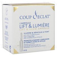 COUP D'ECLAT lifting et lumi&egrave;re du teint 12 ampoules